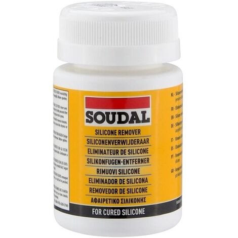 SOUDAL Silikonfugen-Entferner - Dose 100 ml mit Pinsel - 102853