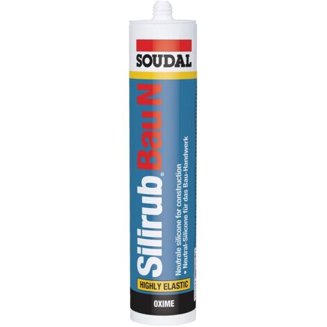 Soudal Silirub Bau N 300ml grau 125582