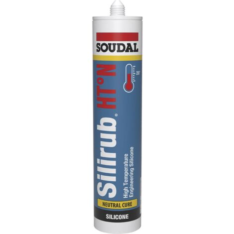 Soudal Silirub Ht-N 300ml Schwarz