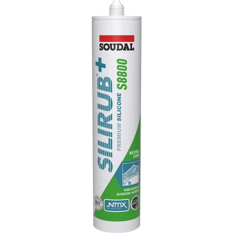 Fp - Soudal Naturstein-silikon Silirub+ S8800 300ml Marmorgrau
