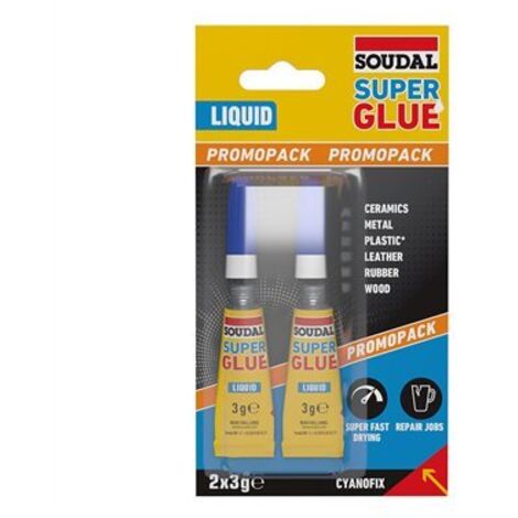 SOUDAL SUPER GLUE LÍQUIDO 2 x 3g 160037