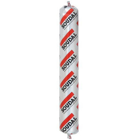 Soudaseal 215LM+ - Mastic polymère hybride pour façade - Soudal - Poche de 600 ml RAL 7016 - Gris anthracite