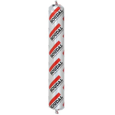 Soudaseal SL - Mastic polymère hybride autonivellant - Soudal - Poche de 600 ml RAL 9010 - Blanc pur
