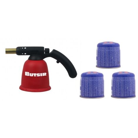SOUDEUR À GAZ PIEZO+3 CARTOUCHES
