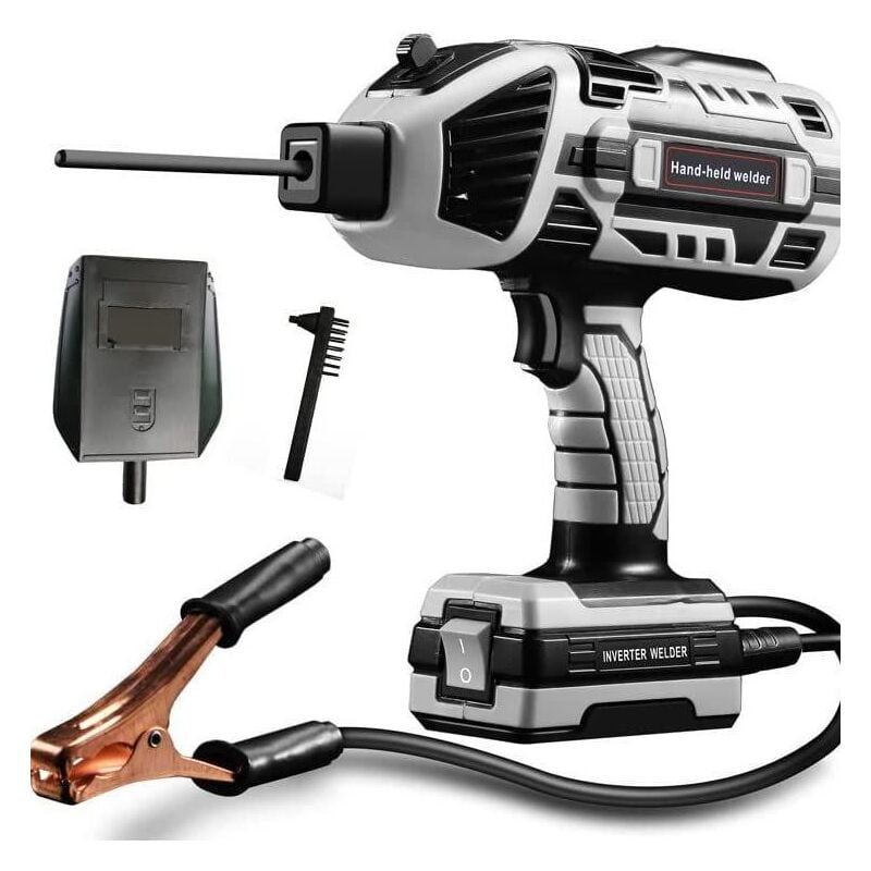 Soudeur électrique portable,110V soudeur portable avec onduleur IGBT 5 réglage de courant variable,Pistolet de soudage ARC portable, convient aux