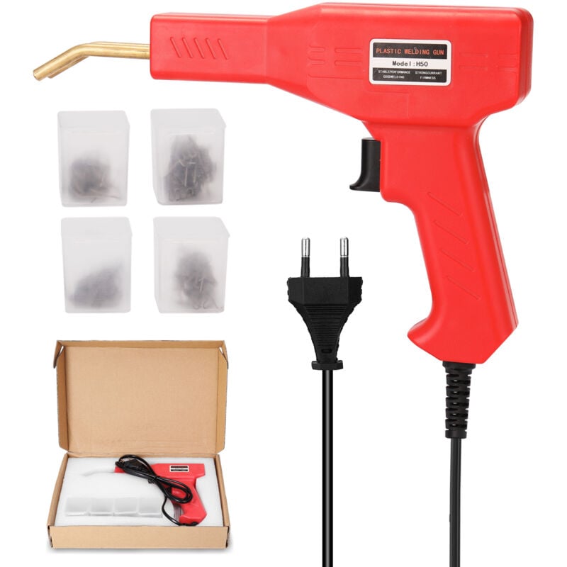 Soudeurs plastiques pratiques Outils de garage Agrafeuses à chaud Machine Agrafeuse PVC Machine de réparation Agrafeuse de réparation de pare-chocs