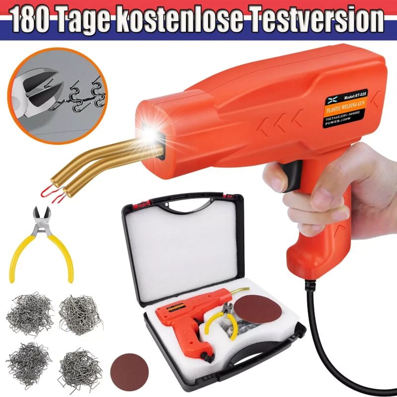 Dayplus - Soudeuse 150W pour la réparation automobile en plastique + 800 pinces