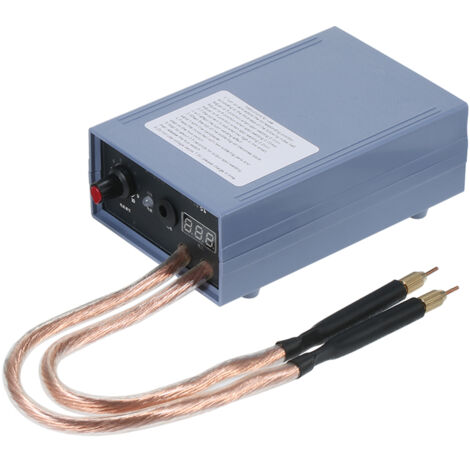 Soudeuse par points 5000W, Machine à souder portative haute puissance 0-800A, courant réglable, pour batterie au lithium, prise ue