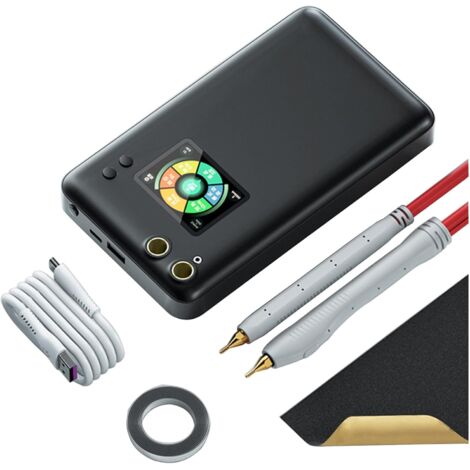 Soudeuse par points à batterie 11 000 mAh, soudeuse par points portable réglable à 80 vitesses pour feuilles de nickel