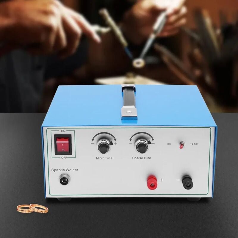 Senderpick - Soudeuse par points à impulsion Soudeuse or argent bijoux machine à souder 80A 600W