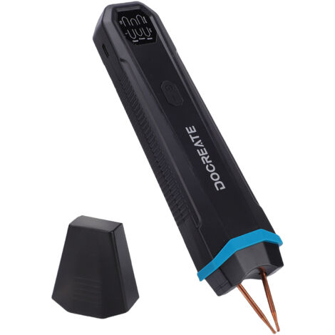 Soudeuse par points portable à batterie, outil de soudage par points à main, puissance de 3360 W, double sortie à impulsions avec protection par contrôle de température