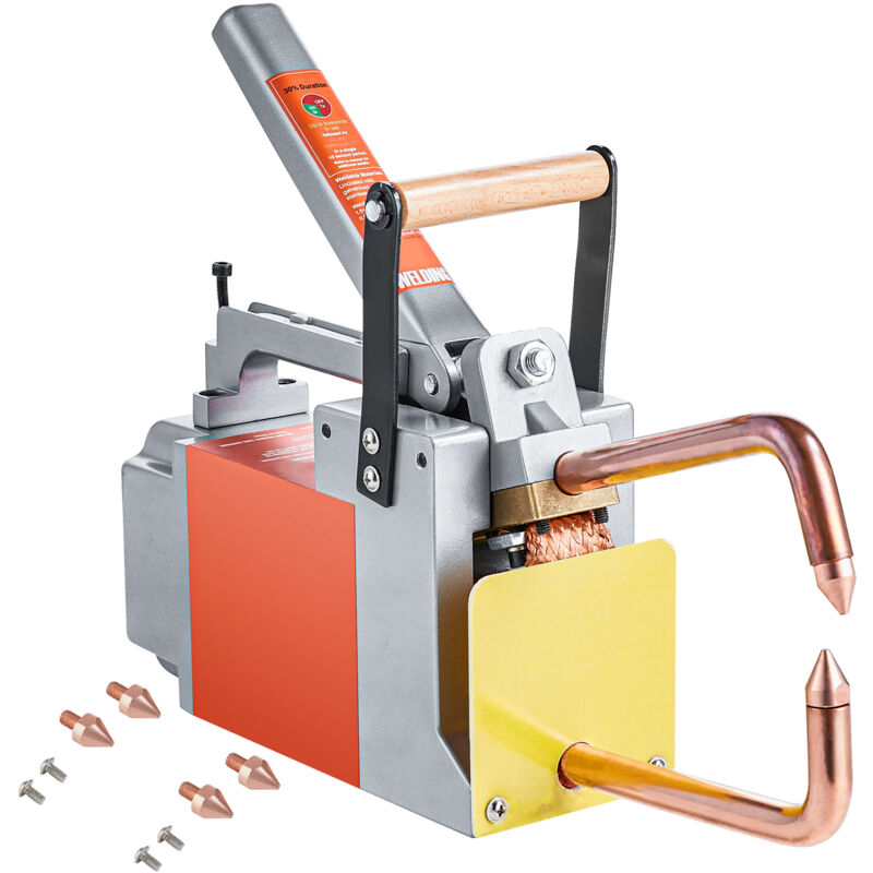 Soudeuse par points portable Mophorn capacité d'entrée de 1,5 kVA. Machine de soudage par points d'épaisseur 1/8' Pistolet de soudage portatif. Idéal