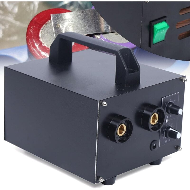 Gojoy - Soudeuse par points sans fil réglable 0-100, machine de soudage par points de batterie, machine de soudage par points de batterie 1600A 6700W