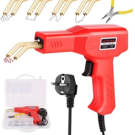 Soudure Plastique 50W, Kit Réparation Plastique,Soudage Plastique Agrafe Carrosserie Outils de Garage Agrafeuses Machine