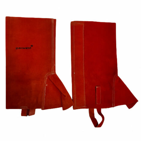 Soudure Protection Paire de Guêtres Croute de Cuir
