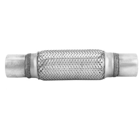 Soudure sur tuyau d'échappement en acier inoxydable, 51X300mm, Tube de sortie d'air tressé universel