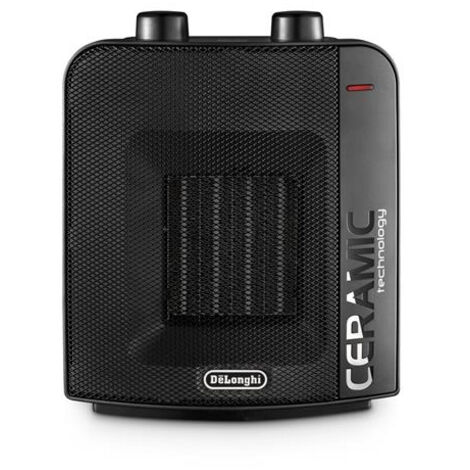 Soufflant céramique - 2000 W - 3 allures - Thermostat d'ambiance - Position hors gel - Noir - DELONGHI