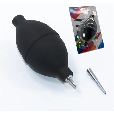 Soufflet 1pcs （Noir），Moulin à café en caoutchouc souple Nettoyage Soufflet caméra Filtre pneumatique Outil de nettoyage Souffleur-Souffleur café moulu