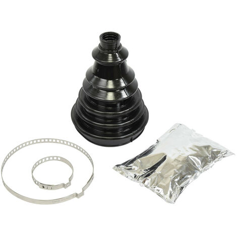 Autobest – Soufflet de cardan universel 90 à 120mm – Extension 600% – Compatible avec appareils pneumatiques – Kit avec graisse et colliers inox
