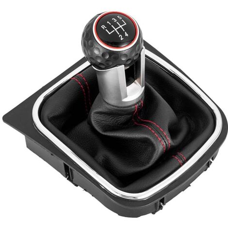 Soufflet de levier de vitesse 5 vitesses compatible avec VW Golf 5/6 MK5/MK6 2003-2013 - 5 vitesses
