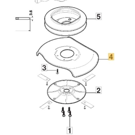 Soufflet de protection moteur ORIGINAL STIGA robot tondeuse a1500 322110087/0