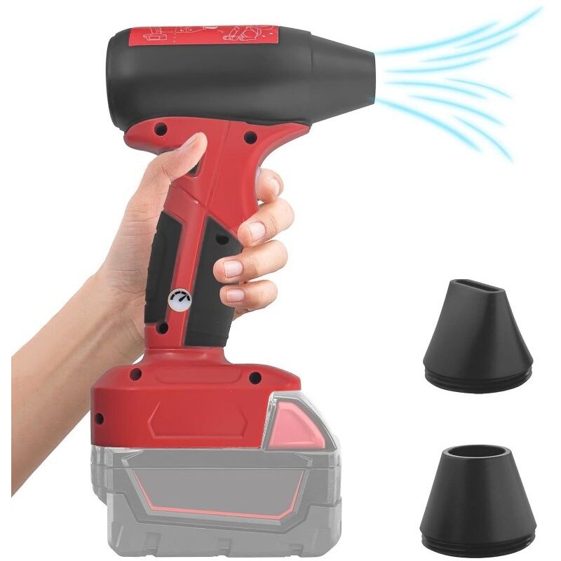 Soufflette Air Comprimé, Souffleur Batterie Compatible avec Einhell Power X-Change 18V, Souffleur PC 130000RPM, Souffleur Air Comprimé 4 Vitesses,