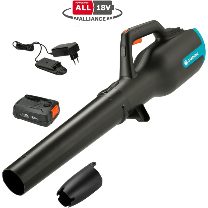 Souffleur PowerJet 18V power for all. Prêt à l'emploi avec outil, batterie et chargeur inclus. (14890-20) - Gardena