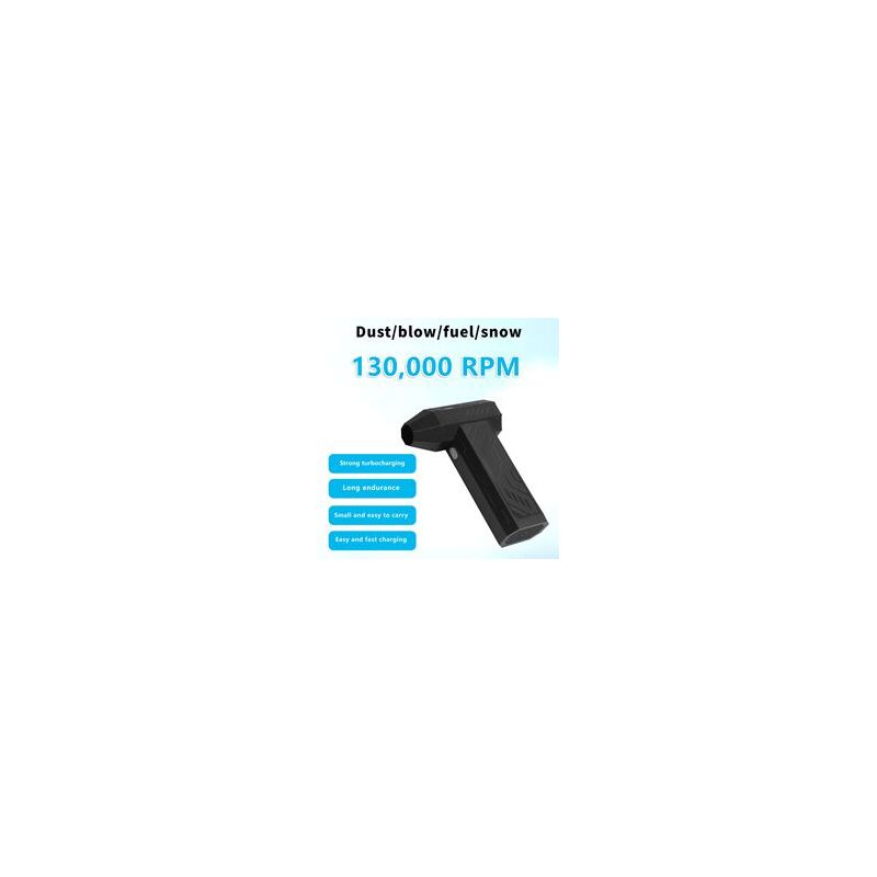 Souffleur Air Comprimé 130000TR/Min Pulvérisation d'Air Comprimé pour le Nettoyage Rechargeable Mini Souffleur d'air avec Vitesse Continue, pour