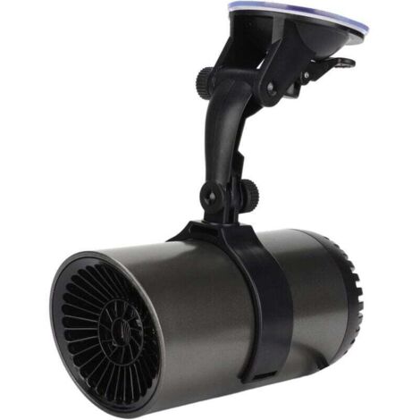 Souffleur d’air chaud voiture design tasse – chauffage rapide, rotation 180°, support intégré, compact et portable