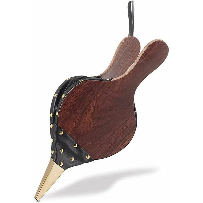 Souffleur D'Air En Bois, Souffleur De Cheminée, Souffleur De Cheminée Manuel, Buse En Fonte De Soufflet De Cheminée En Bois Avec Cordon Suspension,