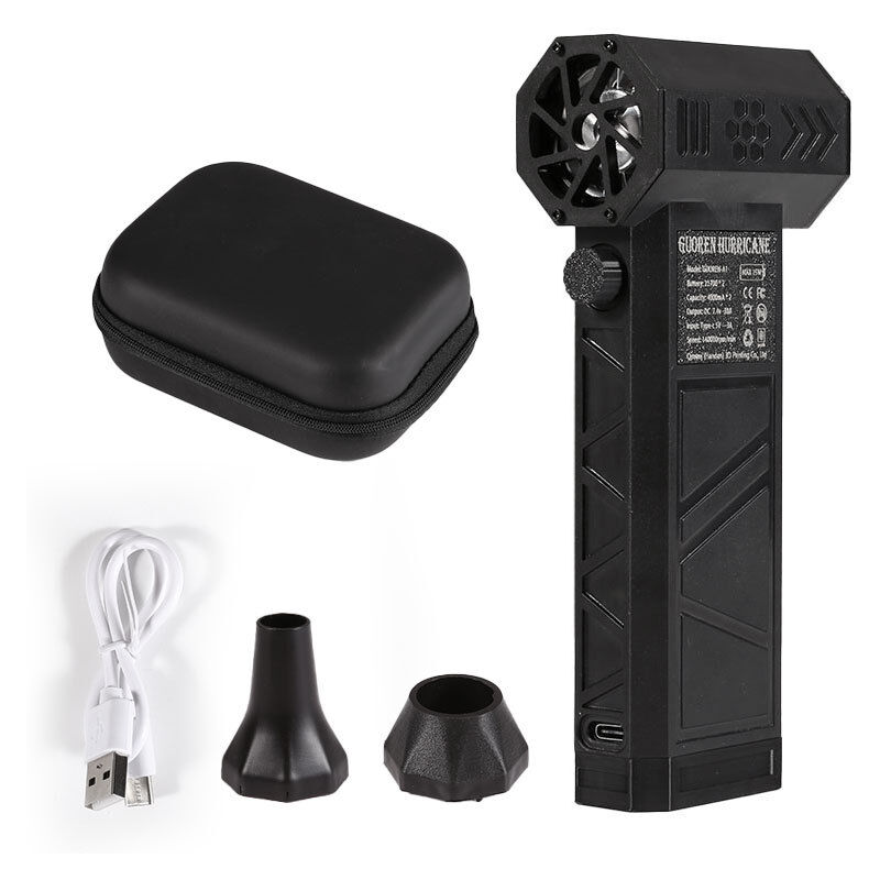 Souffleur D'air Super Jet Fan, Souffleur Sec à Jet de 140 000 Tr/min, Mini Ventilateur à Jet Portable, Utilisé pour Nettoyer Les Lentilles Des