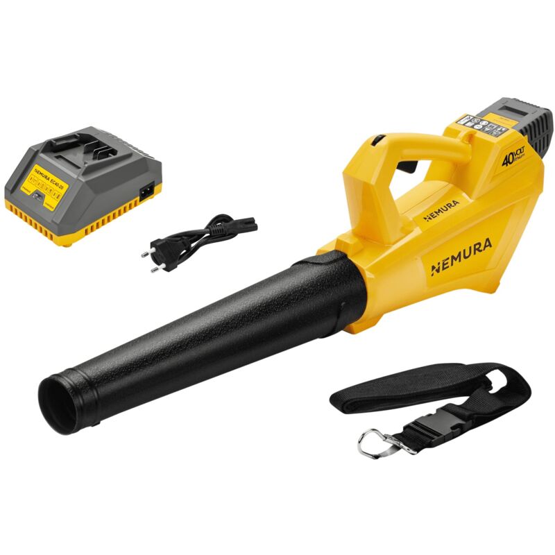 Souffleur De Feuilles 40V Nemura + Batterie 2Ah + Chargeur Rapide