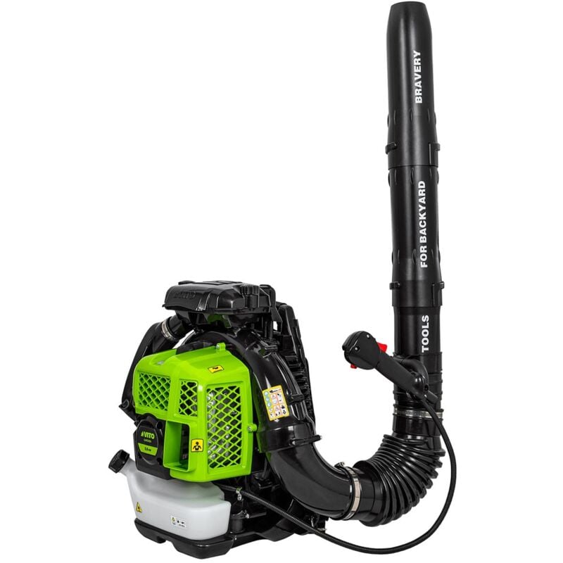Souffleur de feuilles Sac à dos Moteur 2T 3.6CV 76Cm3 0,43 m³/s Vito