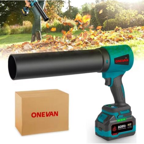Souffleur de feuilles électrique sans balais,4000 W,300000 tr/min, souffleur portable,capable de souffler les feuilles mortes,la neige et le gravier.