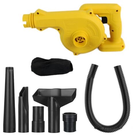 Souffleur de feuilles sans fil pour Dewalt, souffleur et aspirateur 2 en 1 avec puissant moteur sans balais et variateur de vitesse - AquaForge