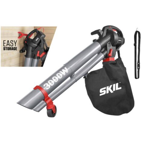 Souffleur, Broyeur, Aspirateur SKIL 0796 F0150796AA électrique sur roulettes, avec harnais 230 V 1 pc(s)