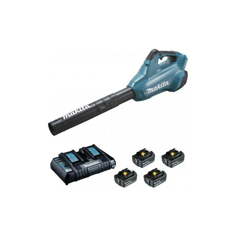 Souffleur de jardin 36V lxt (4x5.0 Ah) avec chargeur DC18RD Makita DUB362PT4