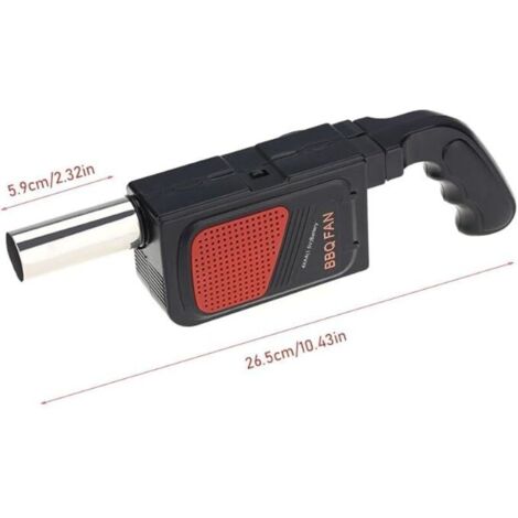 Souffleur électrique pour barbecue - Ventilateur de cuisson portable pour camping et pique-nique - Activateur de feu sans piles