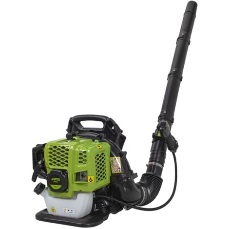 Souffleur Professionnel Moteur thermique 52CC 2CV VITOGARDEN Spécial Espaces verts et chantiers Bretelles dorsales reglables