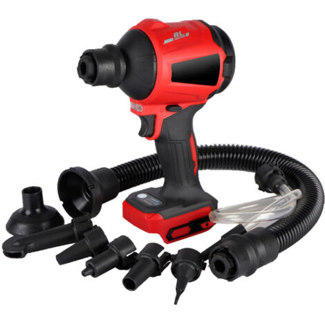 Souffleur sans fil 21 V, 2 en 1 (souffleur et aspirateur), souffleur portatif avec moteur sans balais haute vitesse de 80 000 tr/min(Machine nue)