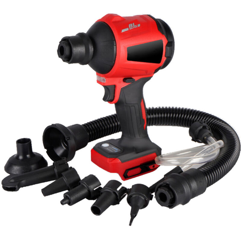 Souffleur sans fil 21 V, 2 en 1 (souffleur et aspirateur), souffleur portatif avec moteur sans balais haute vitesse de 80 000 tr/min(Machine nue)