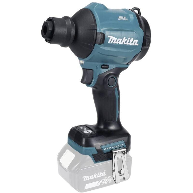 Souffleur sans fil Makita DAS180Z Débit d'air 1.1 m³/min Vitesse de l'air 200 m/s Li-Ion 18 v sans batterie, sans charg