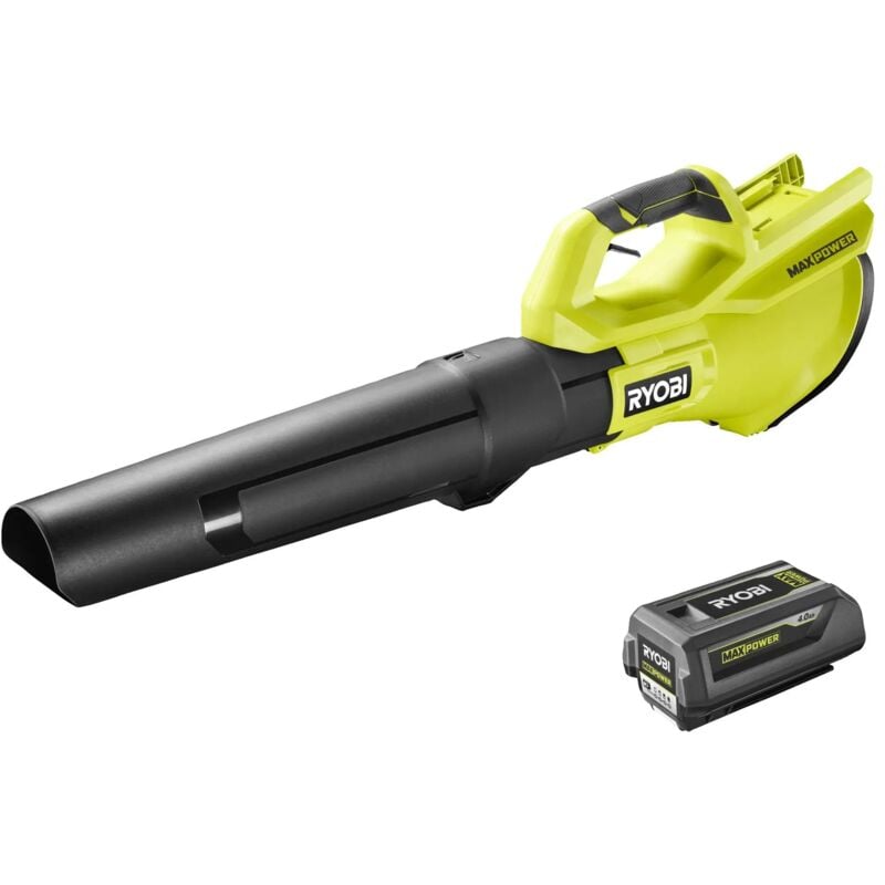 Ryobi - Souffleur Turbo Jet 36V Soufflerie 193 km/h - Batterie 4,0Ah - Chargeur - RY36BLB-140