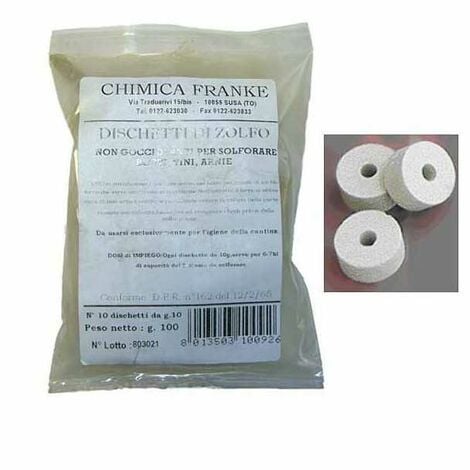 Soufre en disquettes pièces 10 G 10