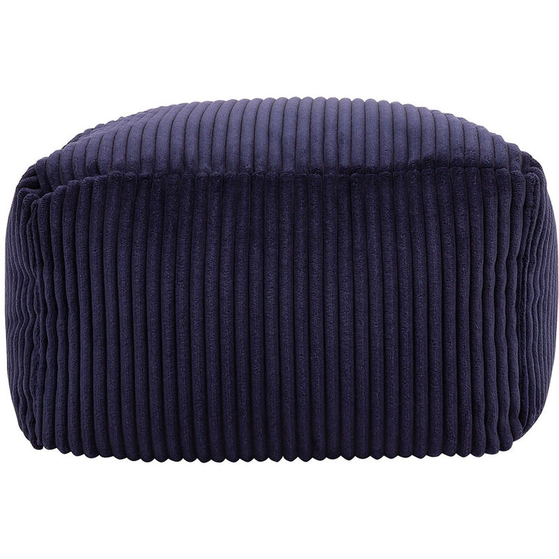 (empty) - Theo Cord Footstool, Bean Bag Pouffe