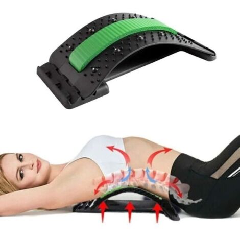 Soulagement de la Douleur Lombaire étirement Appareil,Dispositif D\'étirement Du Dos Masseurs pour le dos Magic Stretcher,Dos