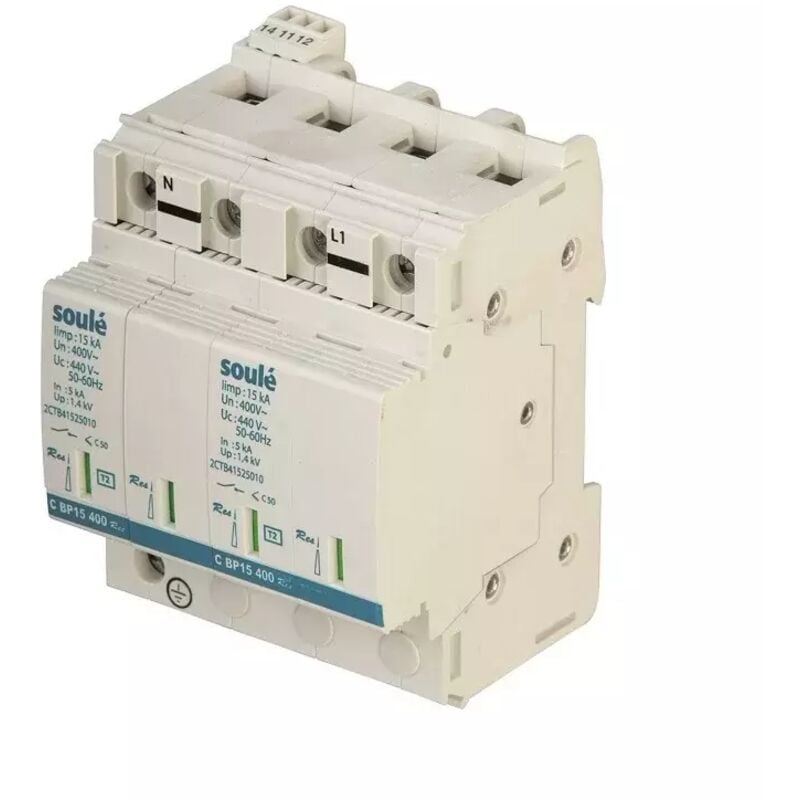 B751716 Paratonnerre bp 15kA Bi d Res ts - Abb 2CTB415303R0200 - Soulé