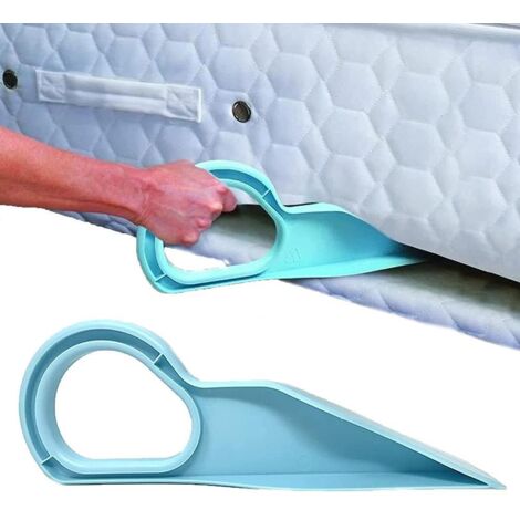 Souleve-matelas ergonomique en plastique pour faciliter le changement de draps et le rangement du lit