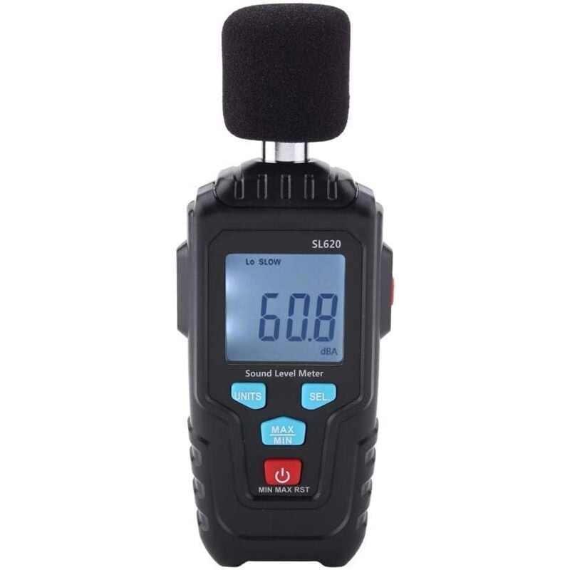 Ahlsen - Sound Level Meter Recorder 30-135dB Noise Measurement Audio Level Detector