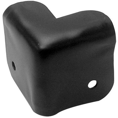 Sound & Light Accessories LAUTSPRECHERSCHUTZECKE, SCHWARZES METALL, 38 x 38mm x 90°